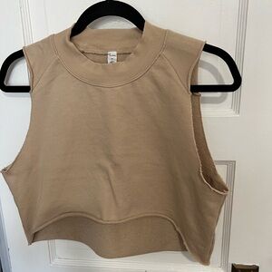 Alo mock neck crop top.